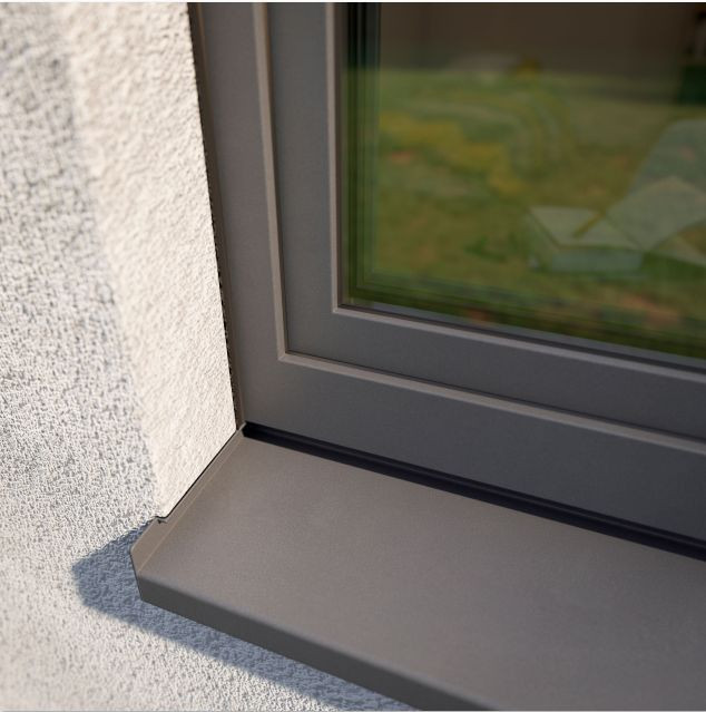 Okna na bazie systemu Elegant z PVC od firmy Deceuninck mają zwiększoną wartość izolacji dzięki zasosowaniu wzmocnienia z włókien szklanych w skrzydle - ThermoFibry