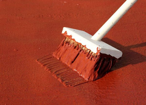 Rozprowadzanie masy FARGUM na powietrzchni