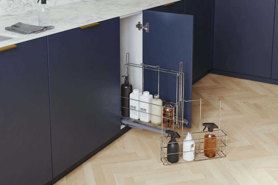 Stelaż na kosze i detergenty REJS