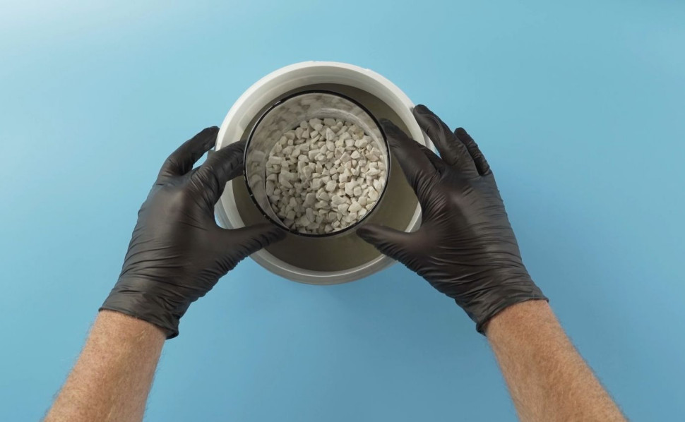 Betonowa masa w czasie wiązania