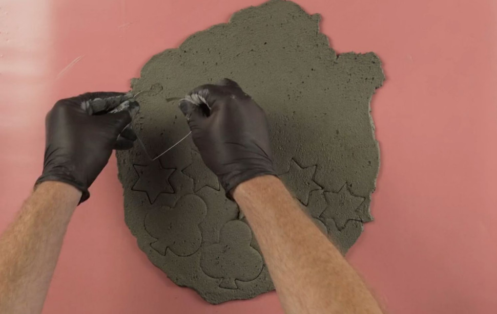 Wycinanie kształtów z Betonu Kreatywnego