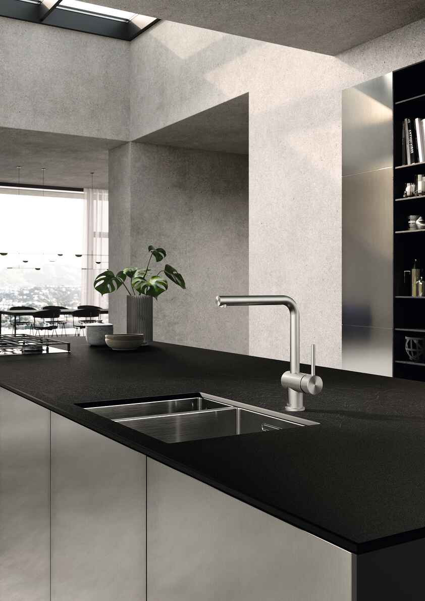 Bateria KLUDI L-STEEL ze stali szlachetniej