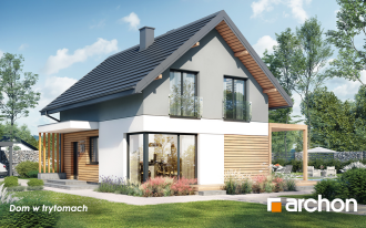 Niewielki dom o dużych możliwościach. Zobacz ten projekt ARCHON+