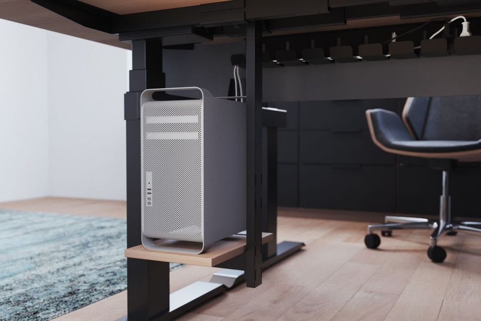 Miejsce na komputer stacjonarny w stelażu Futuro