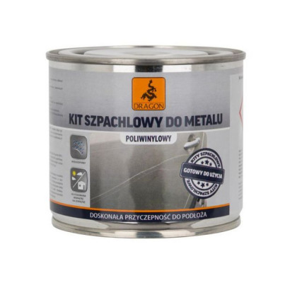 Kit szpachlowy do metalu 0.25 kg DRAGON