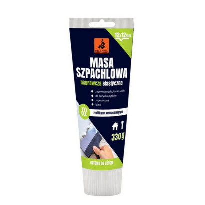Masa szpachlowa NAPRAWCZA ELASTYCZNA 330 g DRAGON