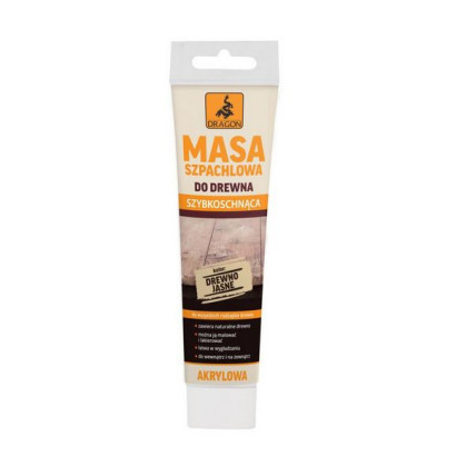 Masa szpachlowa do drewna 150 g Drewno jasne DRAGON