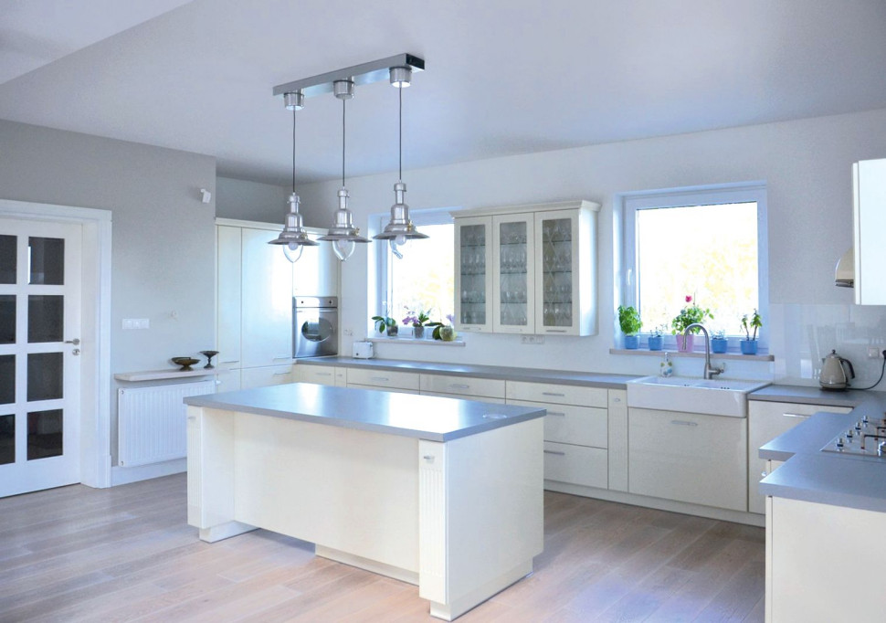 Kuchnia z obszerną wyspą