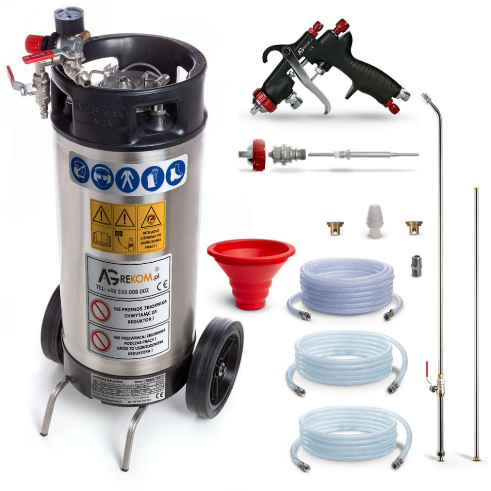 Agregat malarski przemysłowy plus marki Agrekom