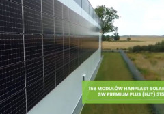 Instalacja fotowoltaiczna o mocy 49,6 kWp na elewacji budynku