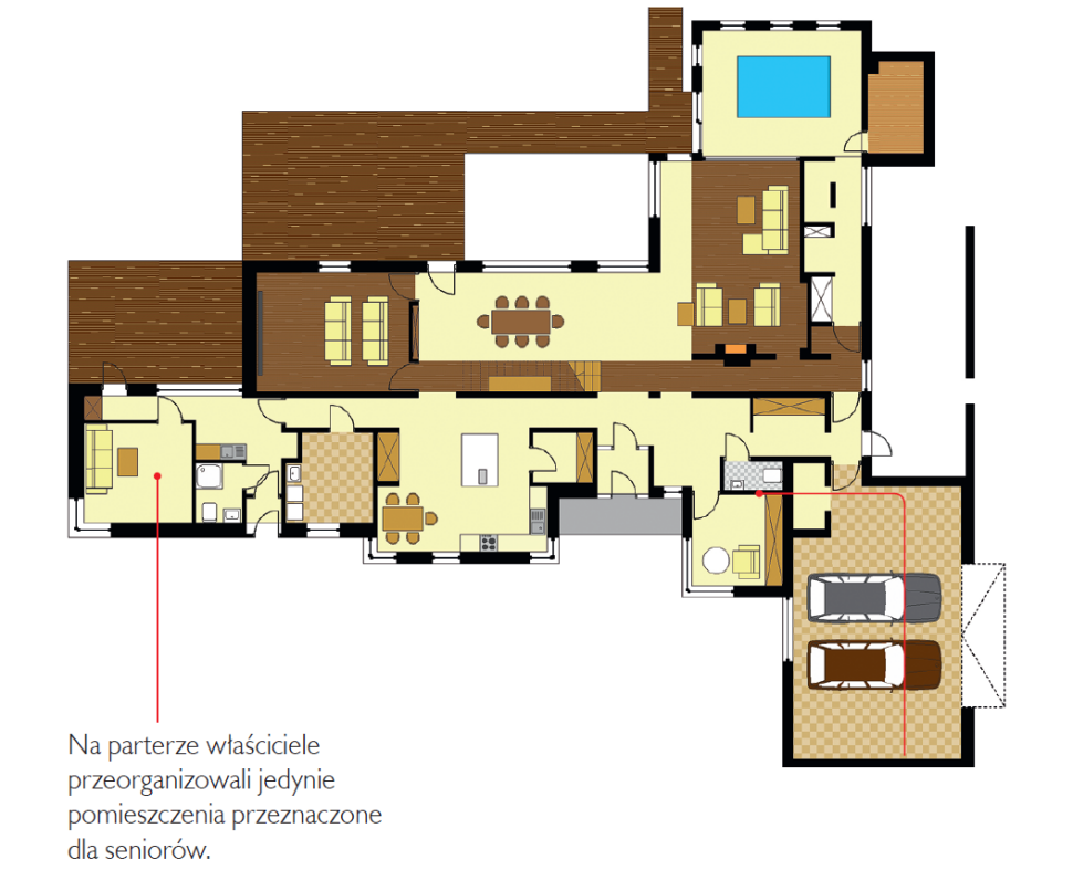 Rzut parteru po zmianie