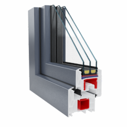 Pasywne okna z PVC Premium Rehau bluSYNEGO