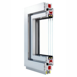 Pasywne okna PCV z nakładką aluminiową bluALU