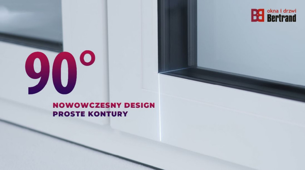  Okna LINEAR charakteryzuje nowoczesny design