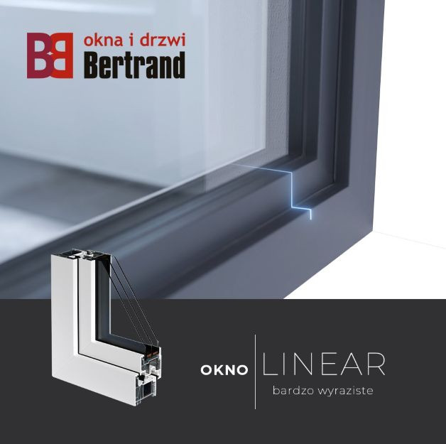 Okna LINEAR to kompletny system przeznaczony do budowy okien, drzwi balkonowych i drzwi wejściowych