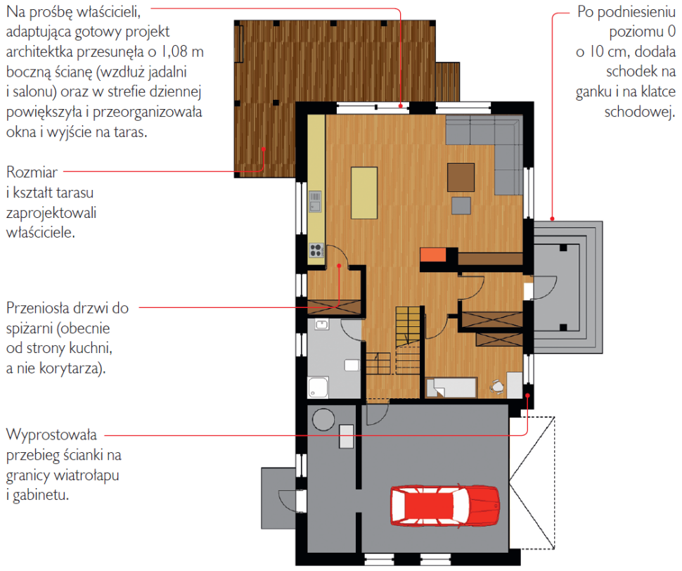 Rzut parteru po zmianach
