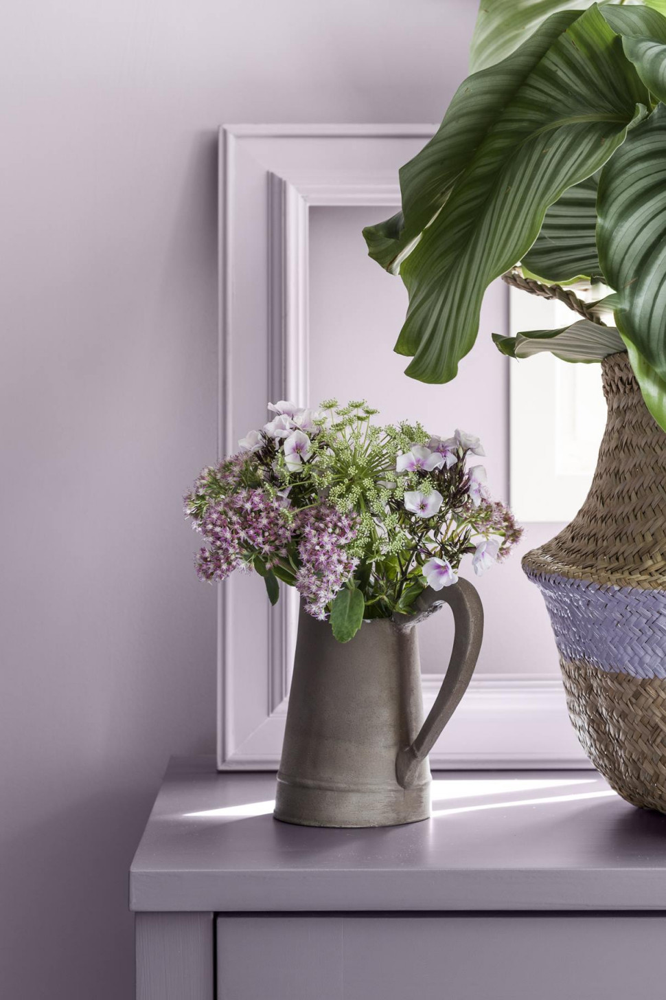 Tikkurila Optiva Ceramic Super Matt 3 i Tikkurila Everal Aqua Matt 10, kolor J426 Lilac (2)