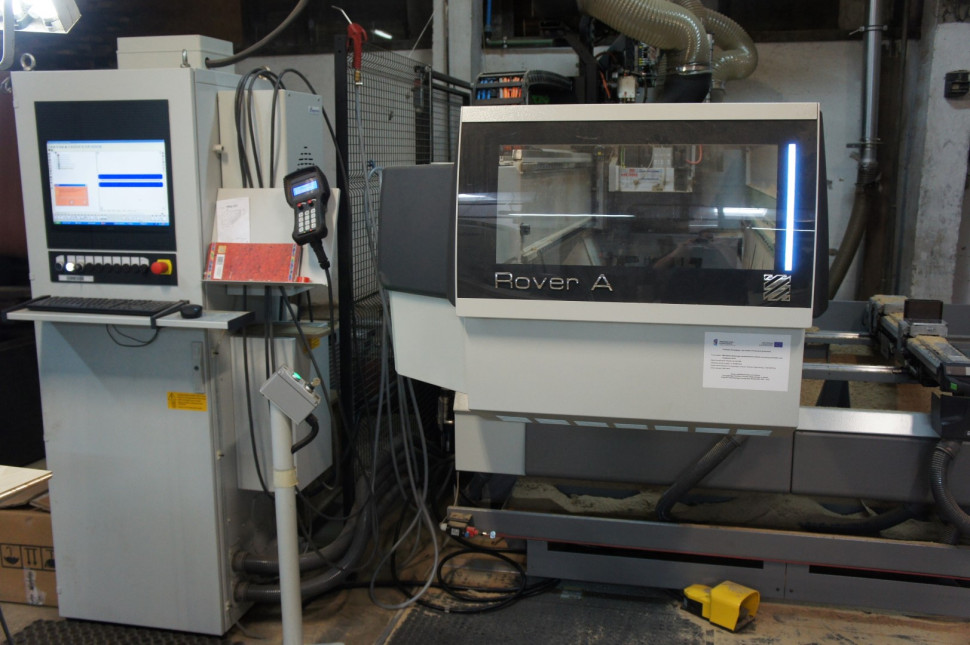 Cięcie drewna CNC 5-osiowym. fot. Drymar