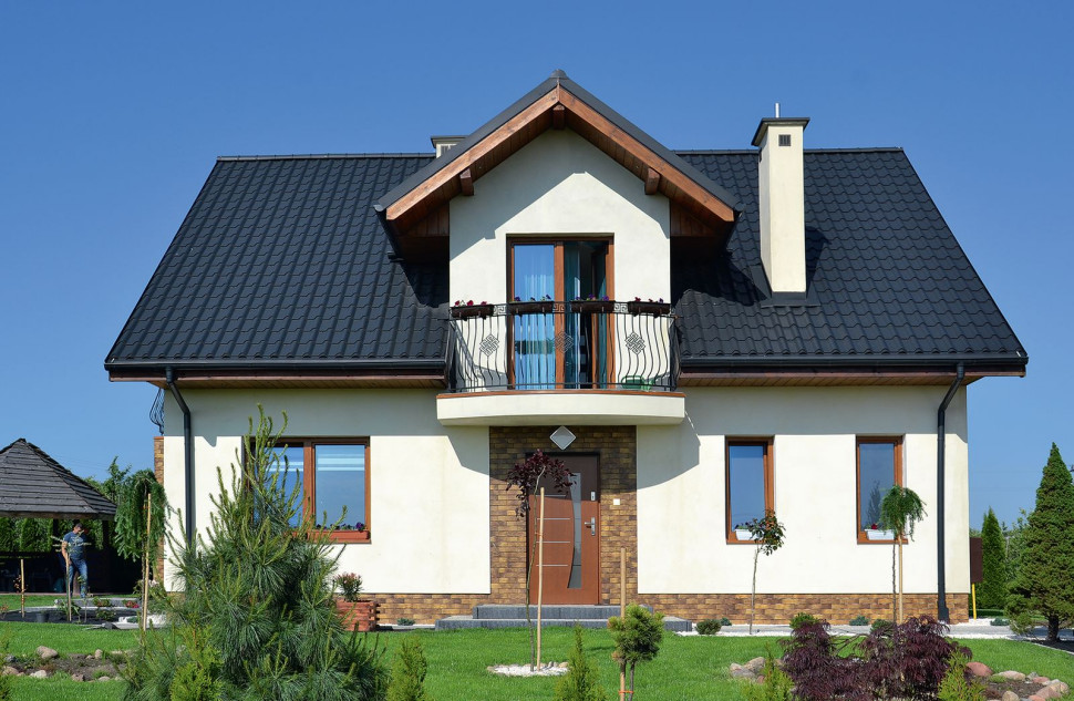 Dom wzniesiony przez rodzinną ekipę