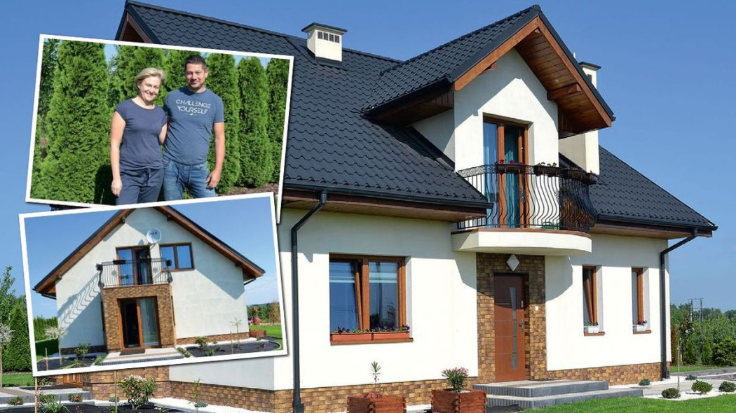 Dom wzniesiony przez rodzinną ekipę kosztował 250 000 zł