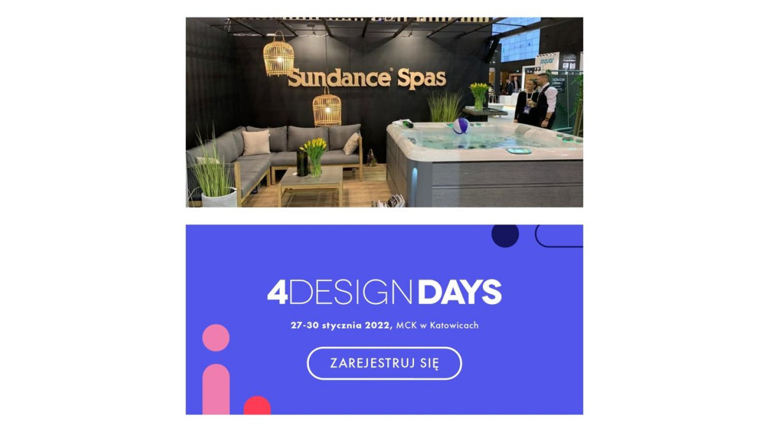 Sundance Spas zaprasza na targi 4 Design Days 2022