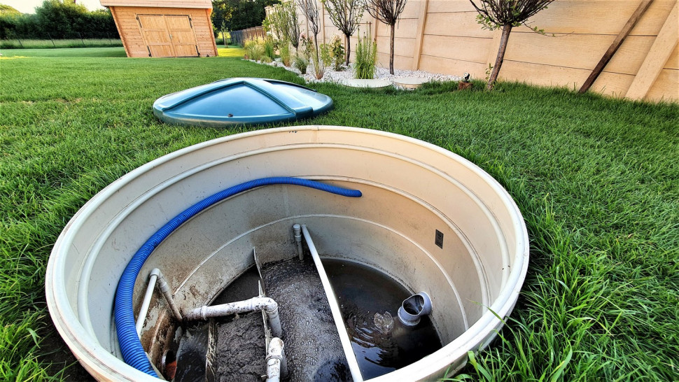 Biooczyszczalnia VH przy domu jednorodzinnym