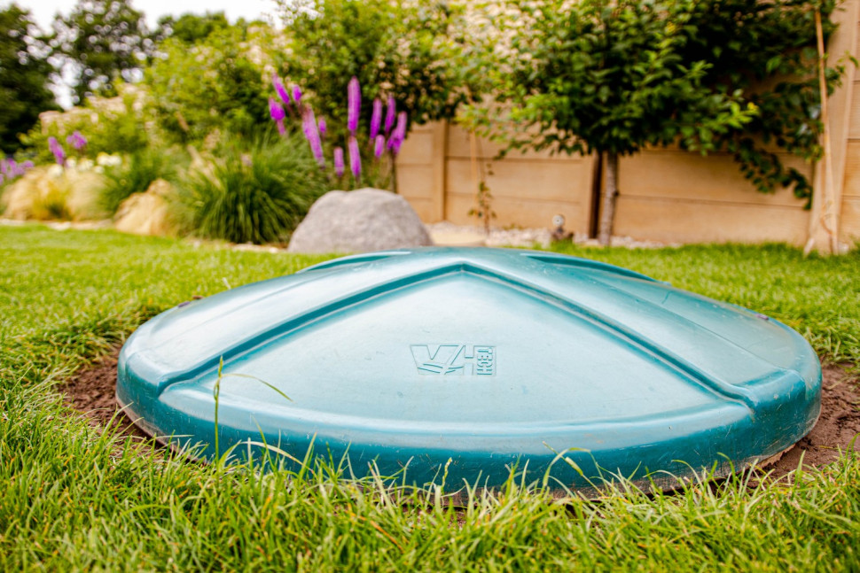 Biooczyszczalnia VH przy domu jednorodzinnym