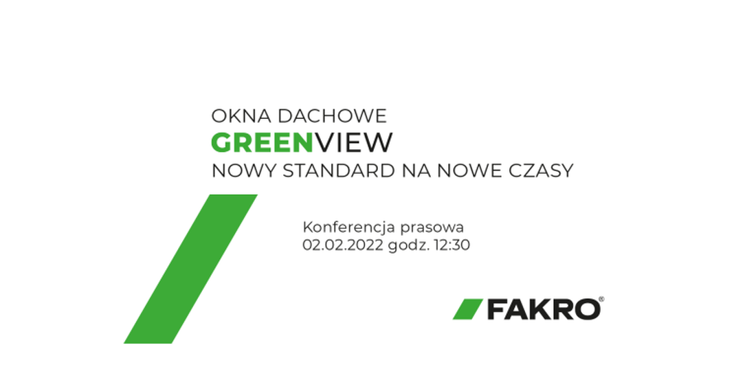 Premiera okna dachowego GREENVIEW na targach BUDMA 2022
