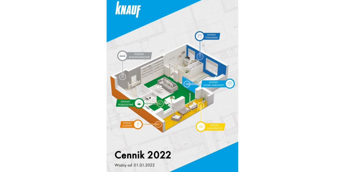 Nowy cennik Knauf - styczeń 2022