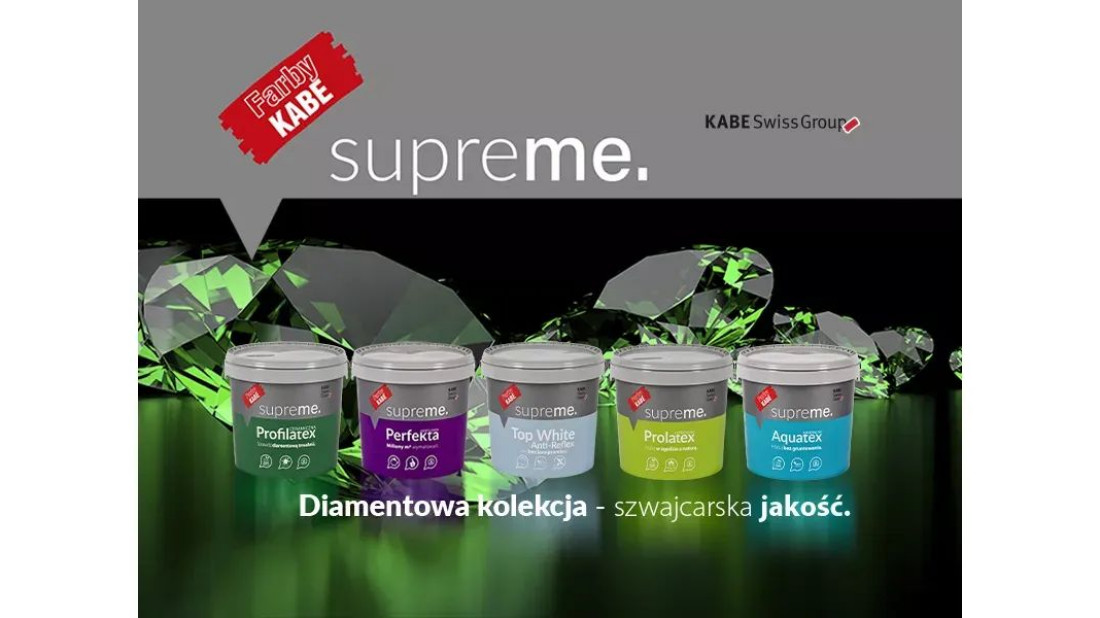 SUPREME - nowa seria farb w ofercie KABE