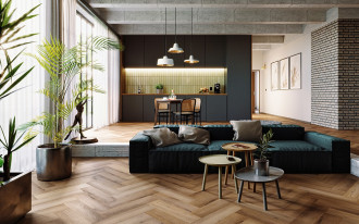 Największa kolekcja paneli SPC w jodełkę - dziesięć kolorów Amaron Herringbone