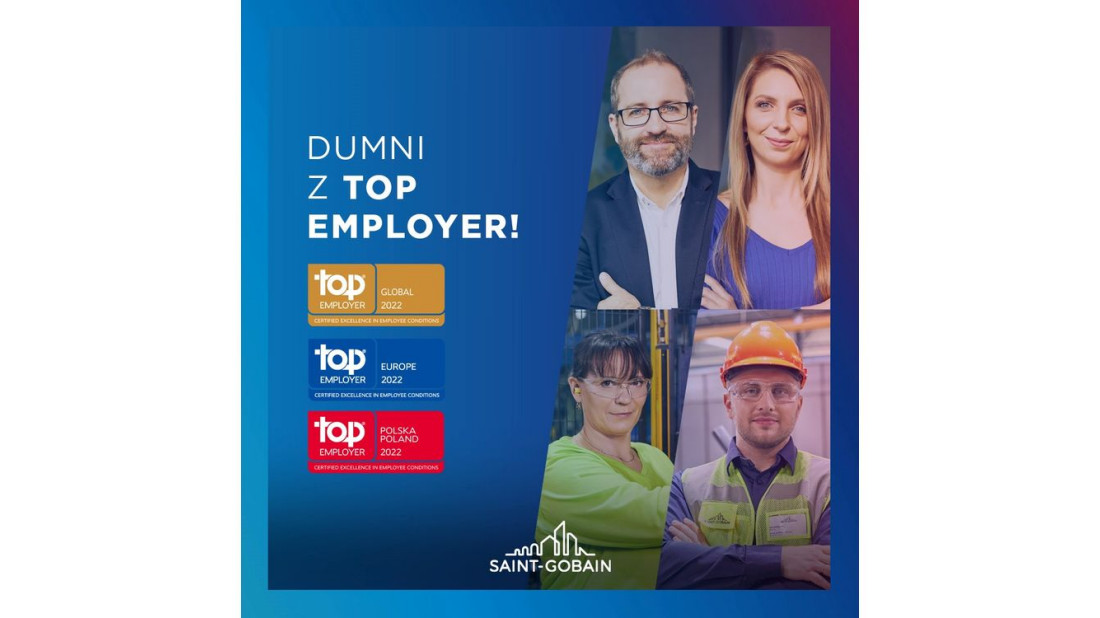 Saint-Gobain z tytułem Top Employer Global 2022