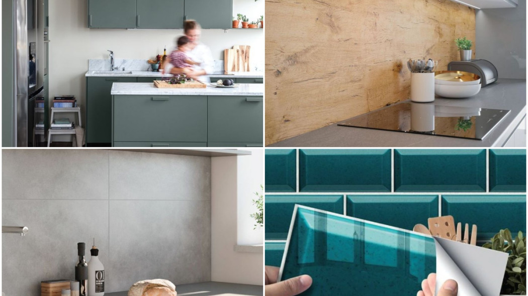 Ściany w kuchni: propozycje tanich materiałów do samodzielnego montażu