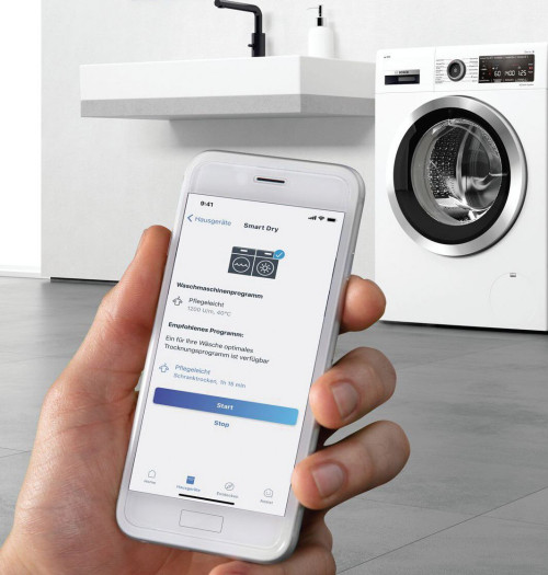 Sterowanie pralką za pomocą smartfona