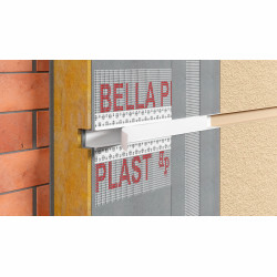 NOWOŚĆ BP11 H2NS - listwa PVC do boniowania zamknięte z elementem traconym (z siatką)