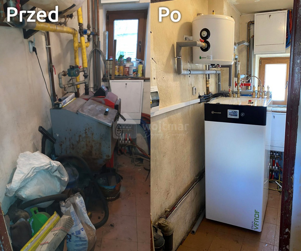 Metamorfoza starej kotłowni z zastosowaniem pompy ciepła Calla Verde.