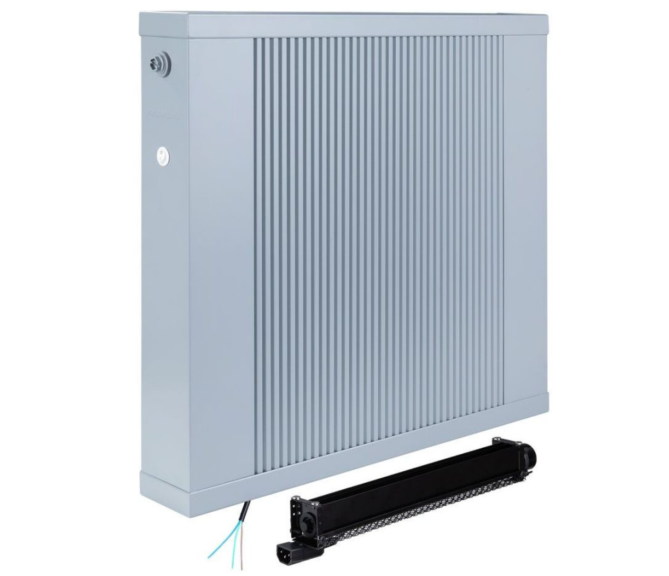 Grzejnik ścienny z wentylatorem uniwersalnym. fot. REGULUS®-system