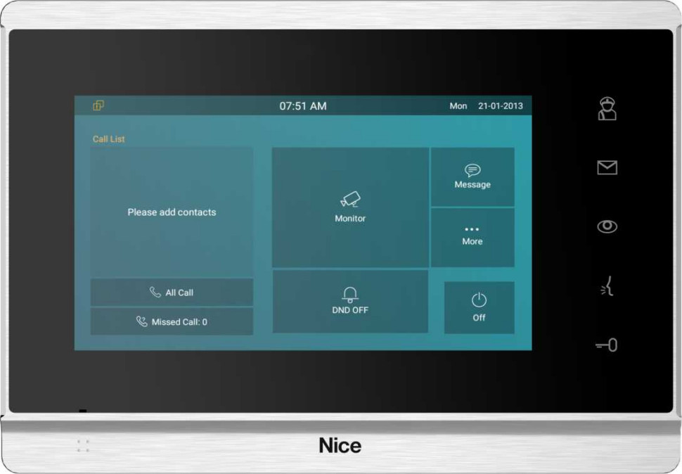 Monitor BLUE PRO z dotykowym ekranem i aluminiową obudową