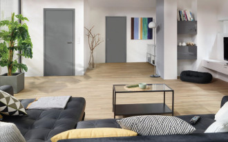 Oferta drzwi wewnętrznych Hörmann poszerzona o modny kolor popielaty