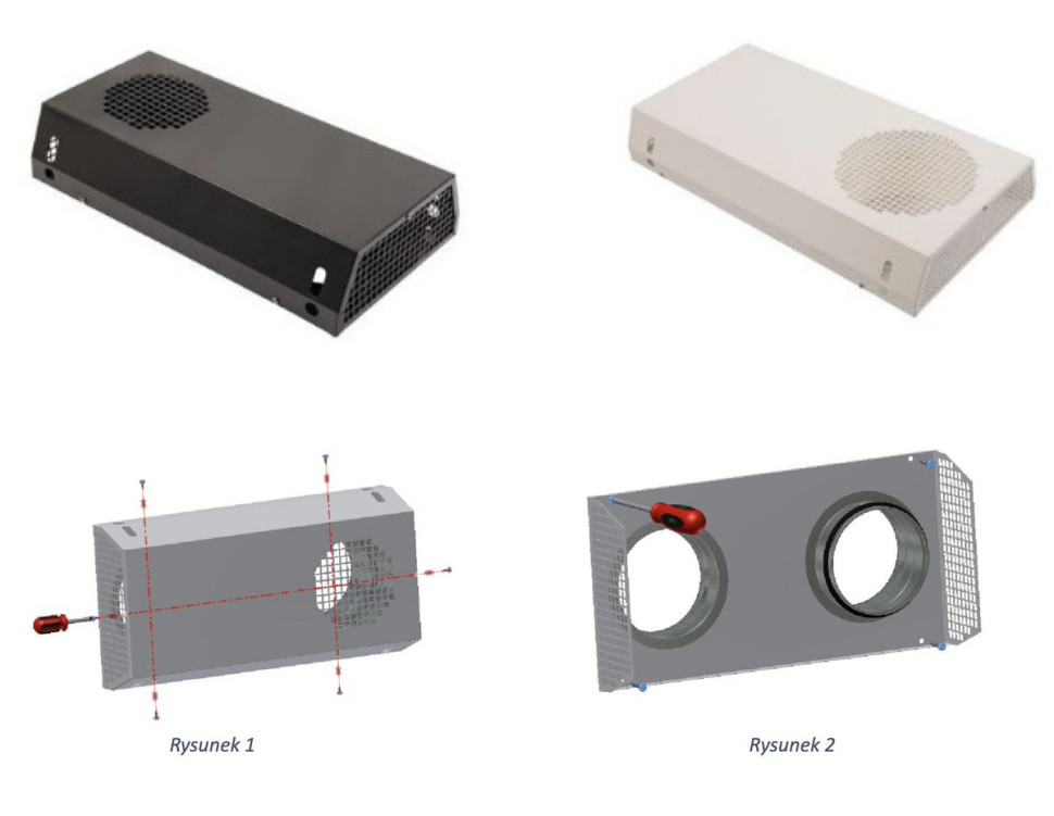 Montaż Czerpnio Wyrzutni fi 160