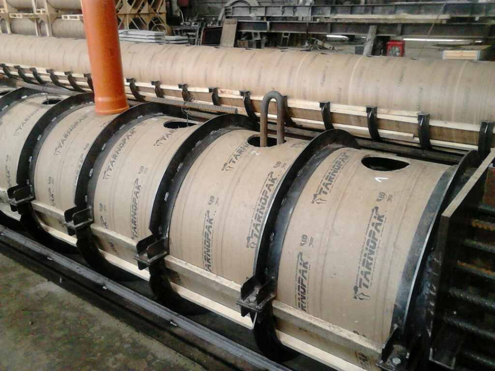 Produkcja słupów betonowych przy użyciu szalunków ZPO TARNOPAK