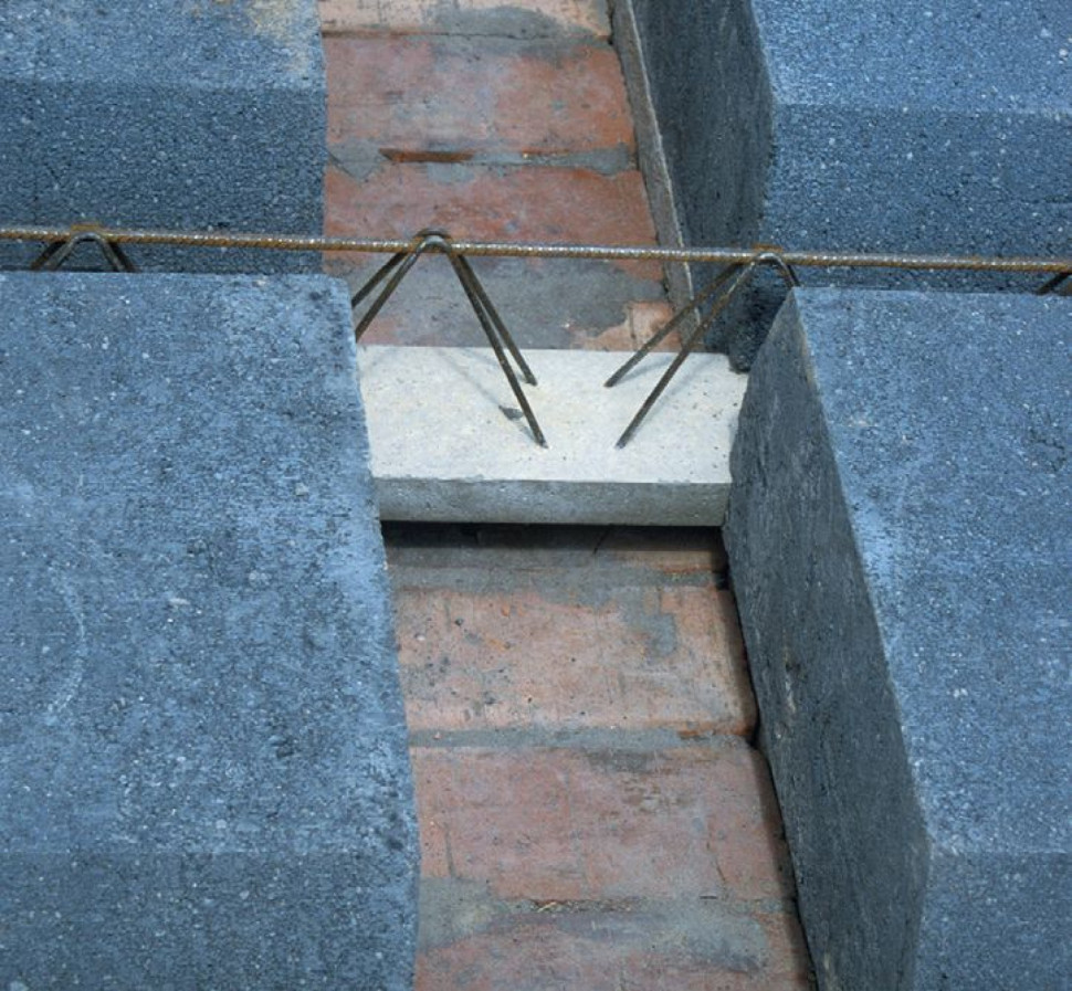 Strop Teriva przed wykonaniem żeber rozdzielczych