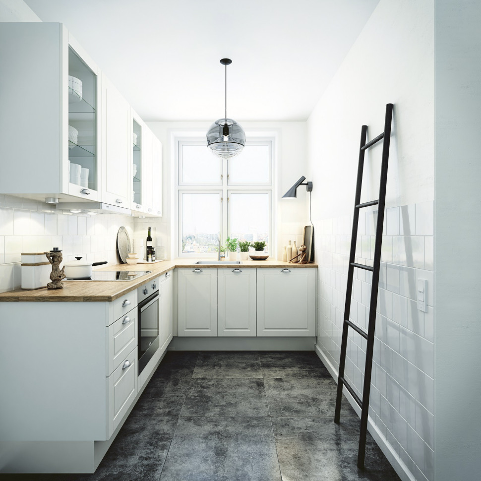 Zabudowa kuchenna w kształcie litery L