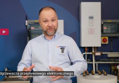 Połączenie kotła elektrycznego z podgrzewaczem przepływowym