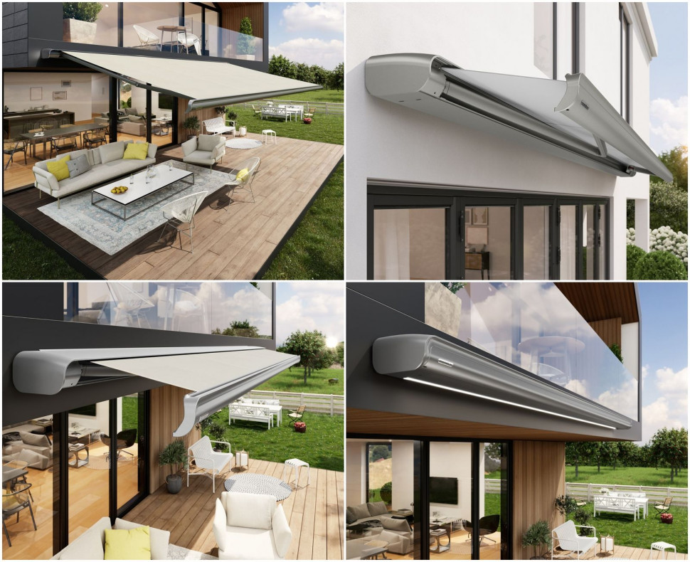 Markiza kasetowa MX-2 od markilux o opływowej, lekkiej i eleganckiej stylistyce