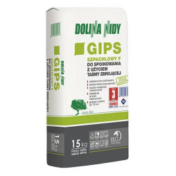 Gips szpachlowy F do spoinowania z użyciem taśmy zbrojącej