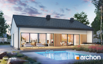 Mała parterówka, która zachwyca designem i funkcjonalnością - projekt domu z kolekcji ARCHON+