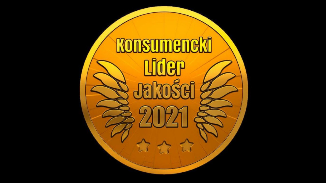 Złote Godło KONSUMENCKI LIDER JAKOŚCI 2021 dla marki JONIEC®