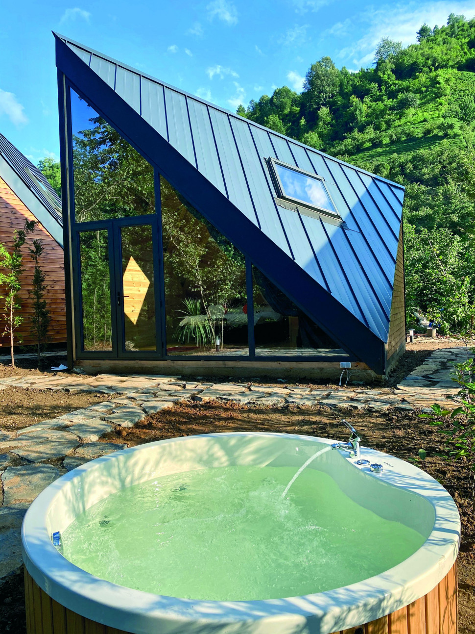 Domek z prywatnym jacuzzi