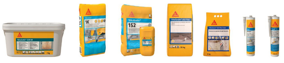 Sprawdzone produkty Sika